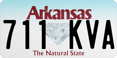 AR license plate 711KVA
