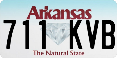 AR license plate 711KVB
