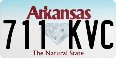 AR license plate 711KVC