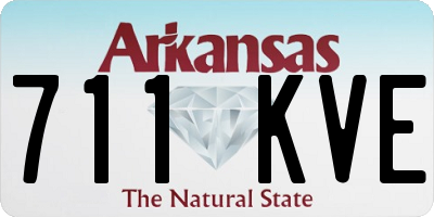 AR license plate 711KVE