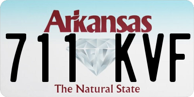 AR license plate 711KVF