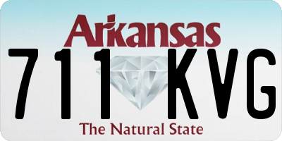 AR license plate 711KVG