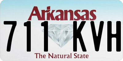 AR license plate 711KVH