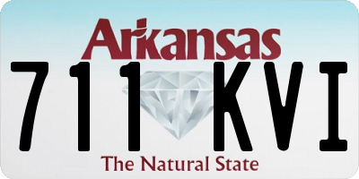 AR license plate 711KVI