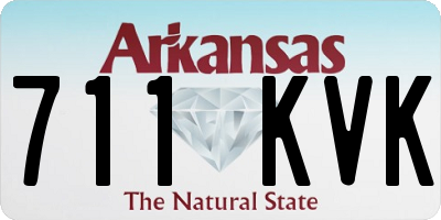 AR license plate 711KVK