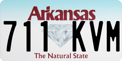 AR license plate 711KVM