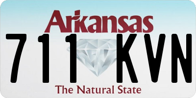 AR license plate 711KVN