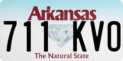 AR license plate 711KVO