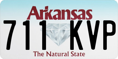 AR license plate 711KVP