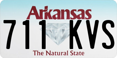 AR license plate 711KVS