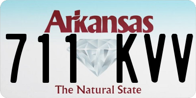 AR license plate 711KVV