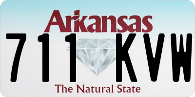 AR license plate 711KVW