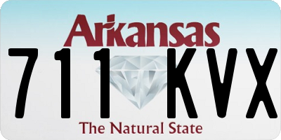 AR license plate 711KVX