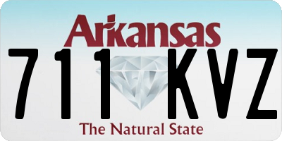 AR license plate 711KVZ