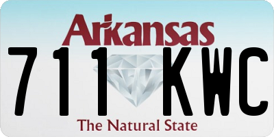 AR license plate 711KWC