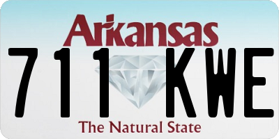 AR license plate 711KWE