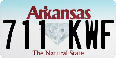 AR license plate 711KWF