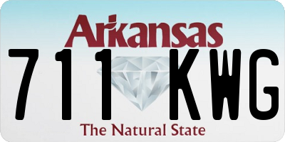 AR license plate 711KWG