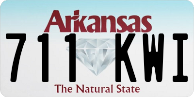 AR license plate 711KWI