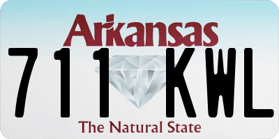 AR license plate 711KWL