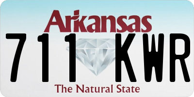 AR license plate 711KWR