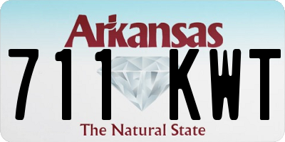 AR license plate 711KWT
