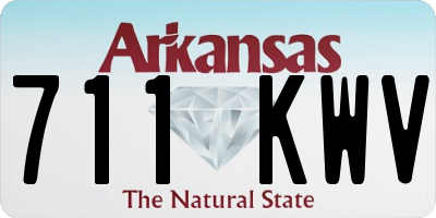 AR license plate 711KWV