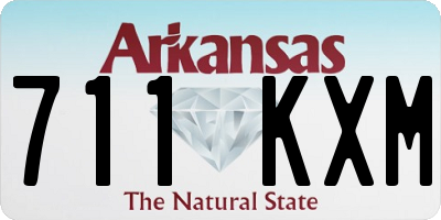 AR license plate 711KXM
