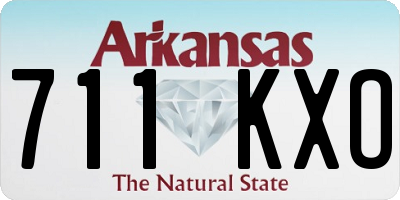 AR license plate 711KXO