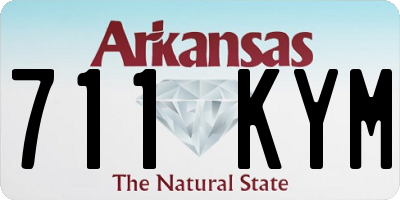 AR license plate 711KYM