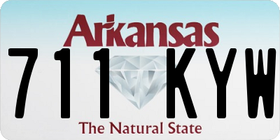 AR license plate 711KYW