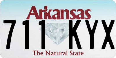 AR license plate 711KYX