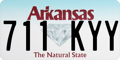 AR license plate 711KYY