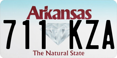 AR license plate 711KZA