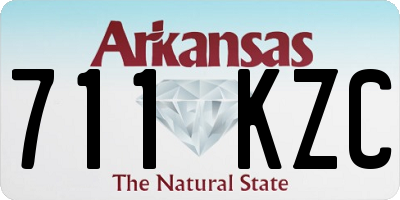 AR license plate 711KZC
