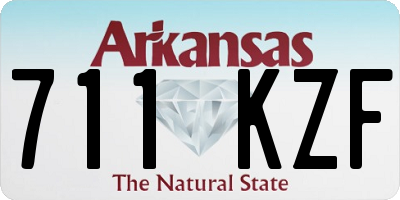 AR license plate 711KZF