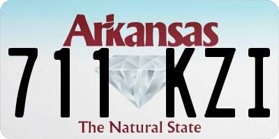 AR license plate 711KZI