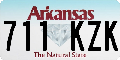 AR license plate 711KZK
