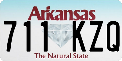 AR license plate 711KZQ
