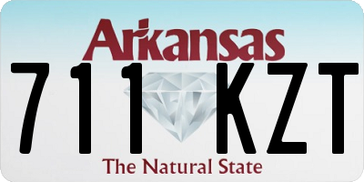 AR license plate 711KZT