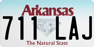 AR license plate 711LAJ