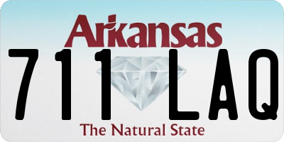 AR license plate 711LAQ