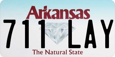 AR license plate 711LAY