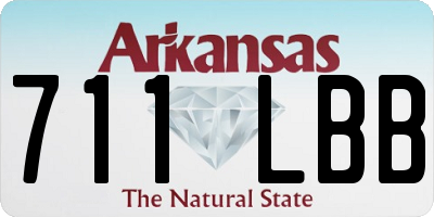 AR license plate 711LBB