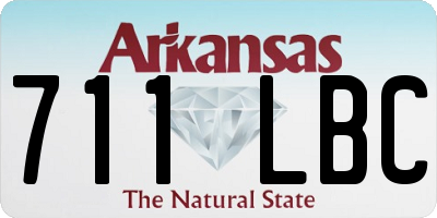 AR license plate 711LBC