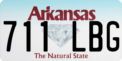 AR license plate 711LBG