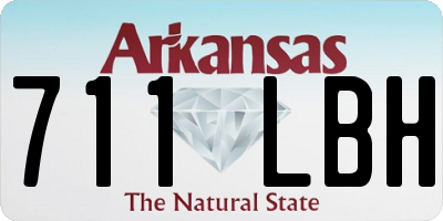 AR license plate 711LBH