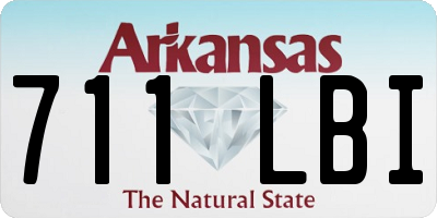 AR license plate 711LBI