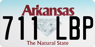 AR license plate 711LBP