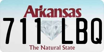 AR license plate 711LBQ